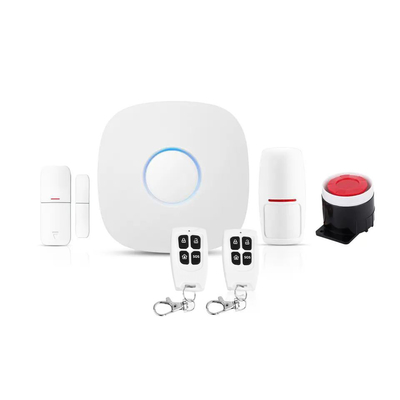 نظام إنذار بوابة Tuya Smart Home Wireless WiFi 4G GSM يدعم مستشعر الباب / النافذة وكاشف الحركة PIR
