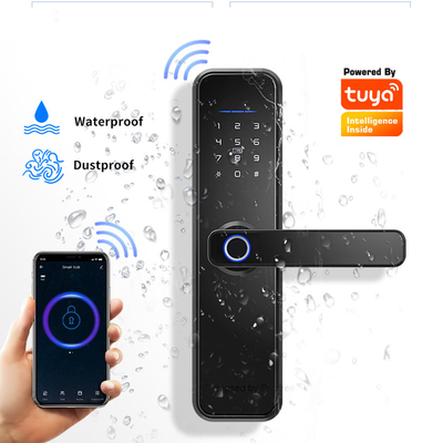 مقاوم للماء Smart Tuya APP Security WiFi بصمة المنزل في الهواء الطلق بطاقة بوابة رمز قفل الباب