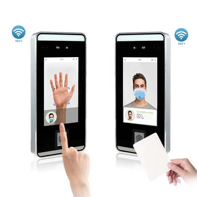 نظام التحكم في الوصول للتعرف على الوجوه ووقت الحضور ببصمة الإصبع مع وظيفة WiFi تدعم بطاقة RFID