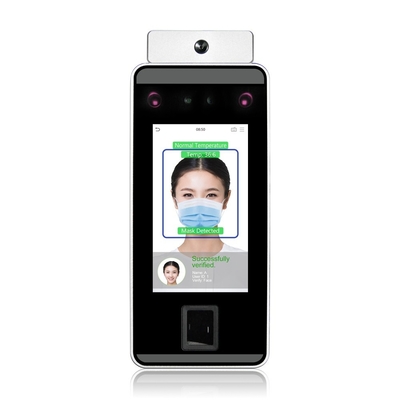 نظام الحضور الزمني للتعرف على الوجه الحيوي ومحطة التحكم في الوصول إلى الوجه في درجة الحرارة FacePro1-TD