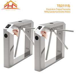 Semi Automatic Tripod Barrier Gate , 3 Arm Turnstile No Exposed Screws Or Fasteners