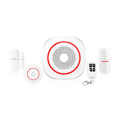 نظام أمان المنزل Tuya Wireless Alarm System Gateway / صفارة الإنذار / PIR / مستشعر الباب / جرس الباب متوافق مع Alexa Google